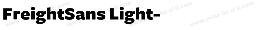 FreightSans Light字体转换